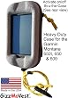 Garmin Montana 650t 650 600 Heavy-Duty Case in Marine White w/ Cord Loop & Lanyard w/Clip. MADE IN THE USA.