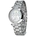 Constantin Durmont Damen-Armbanuhr Visage CD-VISL-QZ-ST-STST-WH