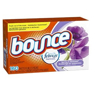 Bounce With Febreze Scent Spring & Renewal Fabric Softener Sheets 160 Count