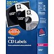 Avery White CD Labels for Laser Printers, 40 Disc Labels and 80 Spine Labels (5692)