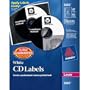 Avery White CD Labels for Laser Printers, 40 Disc Labels and 80 Spine Labels (5692)
