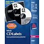 Avery White CD Labels for Laser Printers, 40 Disc Labels and 80 Spine Labels (5692)