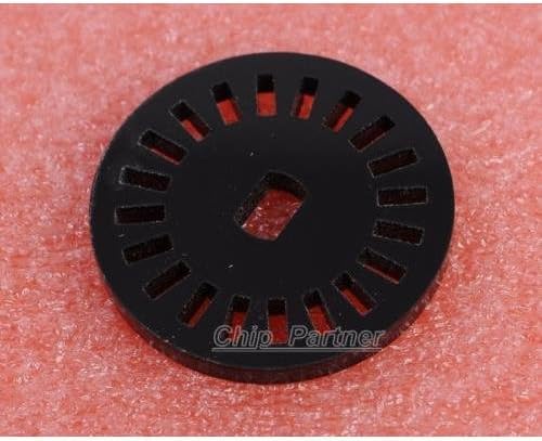 Happy fly shop 10pcs Coded Disc Encoder 20 Holds Motor Speed Sensor for Robot Speed Test NEW