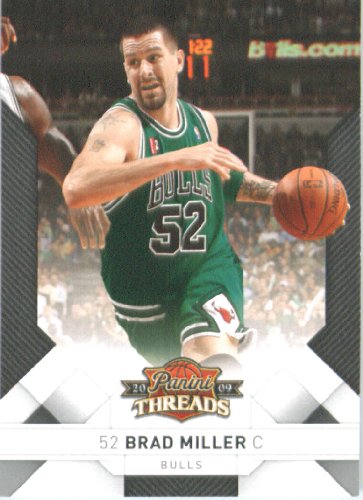 2009 /10 Panini Threads Basketball Card # 92 Brad Miller Chicago Bulls Mint Condition - Shipped In Protective ScrewDown Display Case!