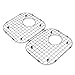 Decor Star® KBG-P06 Kitchen Sink Bottom Grid, Stainless Steel, 12 1/2” x 14 3/4”