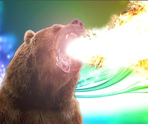 Vipexcellence Rectangle Mouse Pad Personality Desings Gaming Mouse Pad Mat 7.9*9.7inch 9in X 8in (Bear)