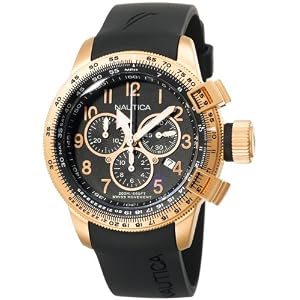 Nautica Men's BFC Rose-Gold Dive Watch #N22528G