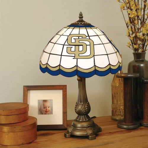 MLB San Diego Padres Tiffany Table Lamp