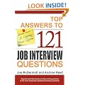 Top Answers to 121 Job Interview Questions