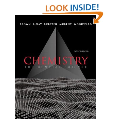 Chemistry: The Central Science Plus MasteringChemistry -- Access Card Package (12th Edition)