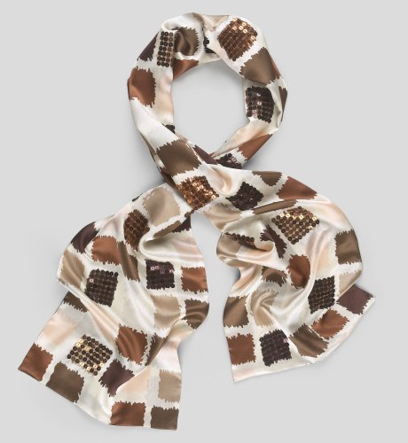 Autograph Pure Silk Sequin Square Scarf