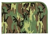 INFANT WOODLAND CAMO RECEIVING BLANKET