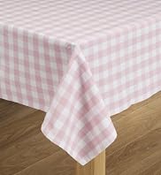 Pure Cotton Gingham Check Tablecloth [T34-1587T-S]