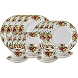 Royal Albert Old Country Roses 20-Piece Dinnerware Set, Service for 4