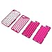 iAnko Cute Decompression Bubble Wrap Shell Puchi Puchi Soft Silicone Phone Case for Apple Iphone 5 5s (pink)