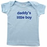 Luvable Friends Tee Top Daddy's Little Boy, Blue 3-6 Months
