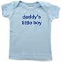 Luvable Friends Tee Top Daddy's Little Boy, Blue 0-3 Months
