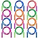 Aneco 12 Pack Jump Rope Set Colorful Outdoor Jump Ropes 7.3 Feet Jumping Ropes for Kids Great Birthday Party Sports Activities Favors Gift
