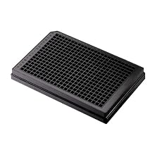 Corning Thermowell GOLD 3756 Polypropylene Round Bottom 384 Well PCR Black Microplate, Without Lid (Case of 50)