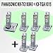 Panasonic KX-TG1034S Dect 6.0 Expandable Digital Cordless Phone System with 4 Handsets + Additional 2 Handsets