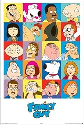 Family Guy All Characters 24x36 Poster