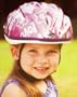 Girls Purple Barbie Bicycle Helmet & Bike Seat Bag Set