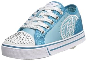 Heelys Sassy Skate Shoe (Little Kid/Big Kid),Blue/White,4 M US Big Kid