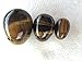 Texas Hidden Gems 3 Natural Tiger Eye Eggs Kegel Exercise Weights