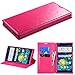 ZTE Grand X Max Plus Case, ZTE Grand X Max Case, Nagebee - Wallet Flip Case Pouch Cover Fold Stand case Premium Leather Wallet Flip Case (Fold Wallet Pink)