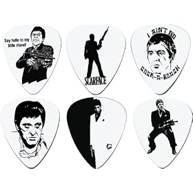Coffin Case Scarface Guitar Picks 6-Pack, Heavy by 