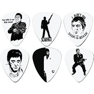 Coffin Case Scarface Guitar Picks 6-Pack, Heavy by 