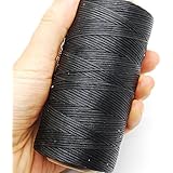 284yrd black Leather Sewing Waxed Thread 150D 1mm Leather Hand Stitching 125g