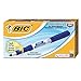 BIC Great Erase Grip Dry Erase Markers, Fine Point, Blue, Dozen