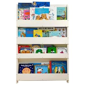 The Tidy Books Children's Bookcase (White, No Letters)