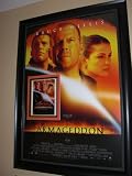 51Gcf 3cPLL. SL160  Armageddon   Ben Affleck, Bruce Willis, and Liv Tyler Triple Autographed 8x10 Photo ~ Custom Framed into the Movie Poster