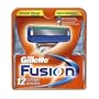 Gillette Manual Cartridge, Fusion, 12-Count Packages