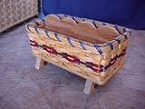 Amish Handmade Envelope or Mail Basket. This Is the Perfect Handmade Basket to Display Greeting and Holiday Cards. Place Outgoing Mail on One Side and Incoming Mail on the Other. Organize Yourself! Put Envelopes on One Side and Mailing Labels and Stamps on the Other Side. Fill with Items of Your Choice and Give As a Gift Basket. Colors MAY Vary (Brown, Black, Blue, Red, Green, Purple, Burgundy, Natural)