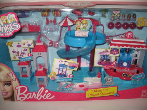 Squinkies Barbie Deluxe 3-in-1 Play Set Surpize