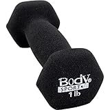 Body Sport Neoprene Dumbbells (Charcoal Color)