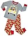 Pajamas Boys Christmas Deer Car Clothes 100% Cotton Size 2-7 Years