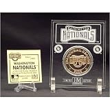 Washington Nationals 24KT Gold Coin in Archival Etched Acrylic