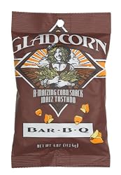 GLAD CORN Bar-b-q Flavored A-maizing Corn Snack, 4-Ounce Bags (Pack of 24)