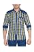 High Hill Mens Yellow Checkered Denim shirt (M,L,XL) RS.599.00