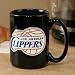 Los Angeles Clippers Black 15oz. Pewter Logo Ceramic Mug
