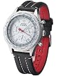 Detomaso Classic Herren-Armbanduhr FIRENZE Chronograph Silber Zifferblatt Leder