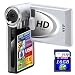 SVP T400-Silver 1280x720p True HD Camcorder with 2.4 LCD (SVP 16GB SDHC Memory Card Included)