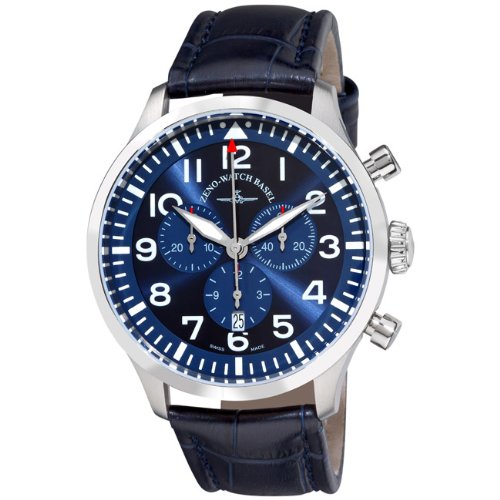 Zeno Men's 6569-5030Q-A4 Navigator Blue Chronograph Dial Watch