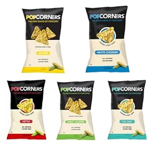 PopCorners 5 Flavor Variety Pack 1.1 Oz Bags (20 Pack)