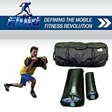 Sandbag Training Workout System - Large Outer Shell with 60lb Capacity includes Two Universal Internal Filler Bags. Universal fillers are sealed and 100% leak free, they can be used with Sand, Water, Rice...