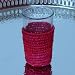 Marokkanisches Teeglas mit Korb